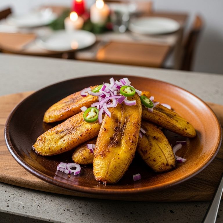 Vegan Ghanaian Kelewele – Spicy Baked Plantains Recipe