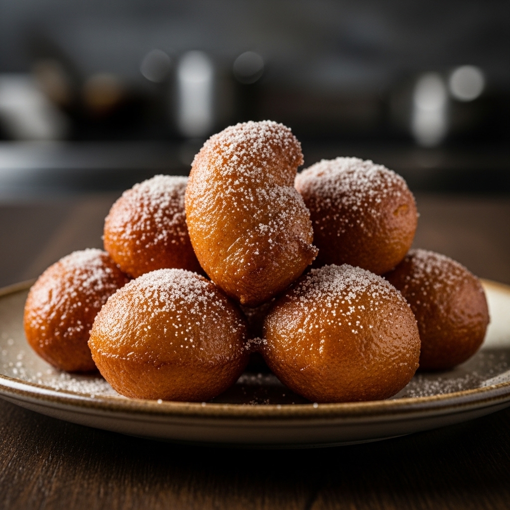 Vegan Greek Loukoumades with Cinnamon Sugar – A Fluffy & Sensual Dessert