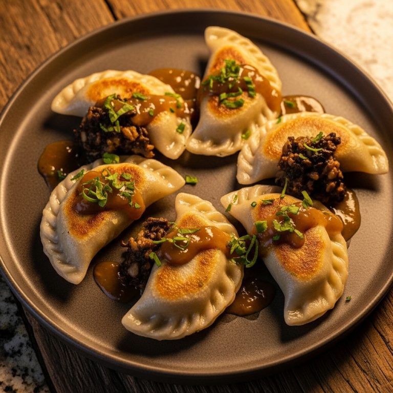 Vegan Mushroom and Walnut Pierogi Delight – A Symphony of Polish Flavors