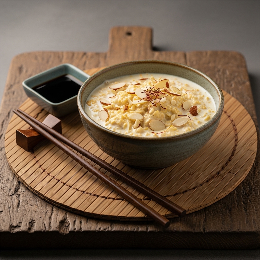 Vegan Pakistani Kheer with Almond Milk – Aromatic Saffron Delight