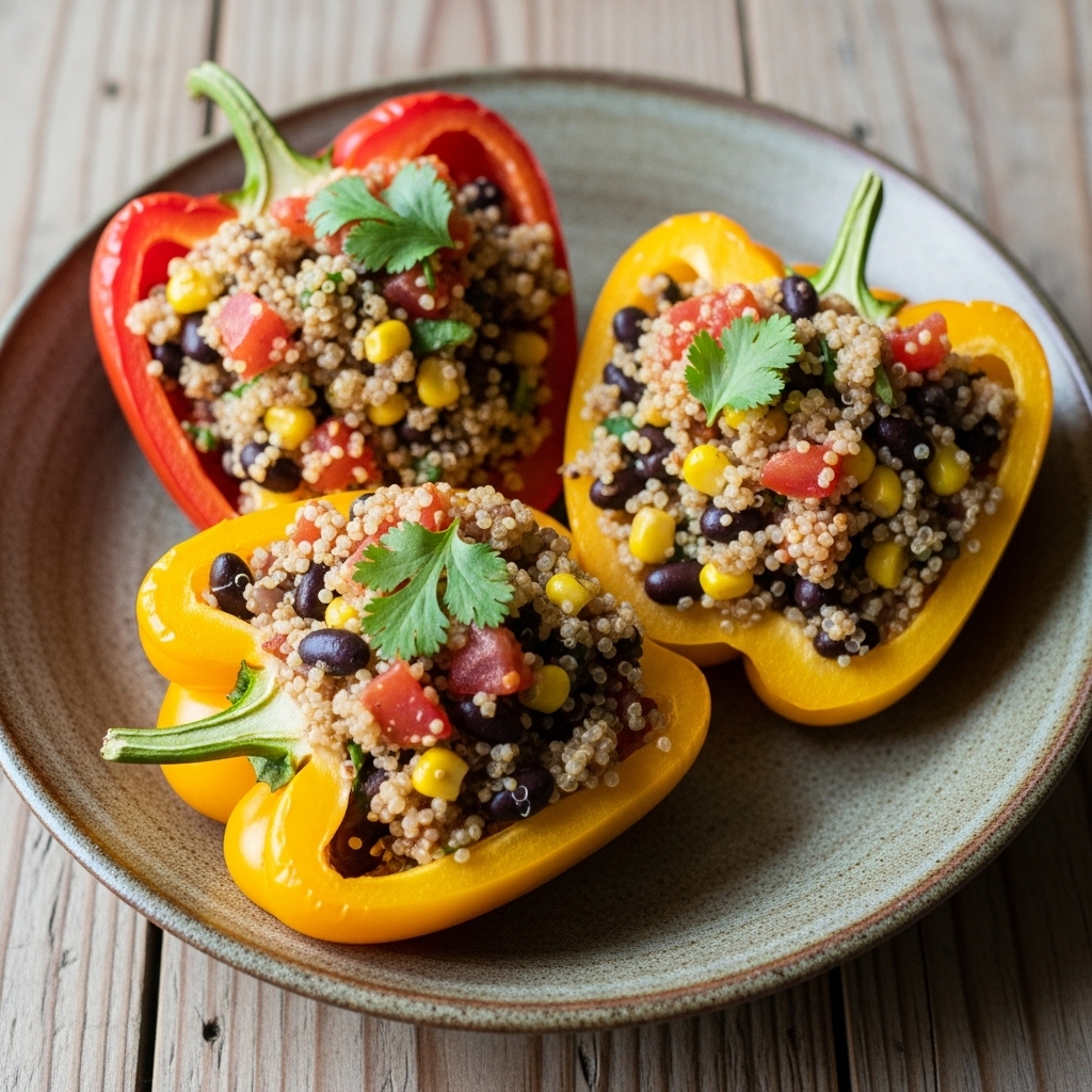 Vegan Peruvian Quinoa Stuffed Peppers: A Wholesome and Delectable Culinary Adventure