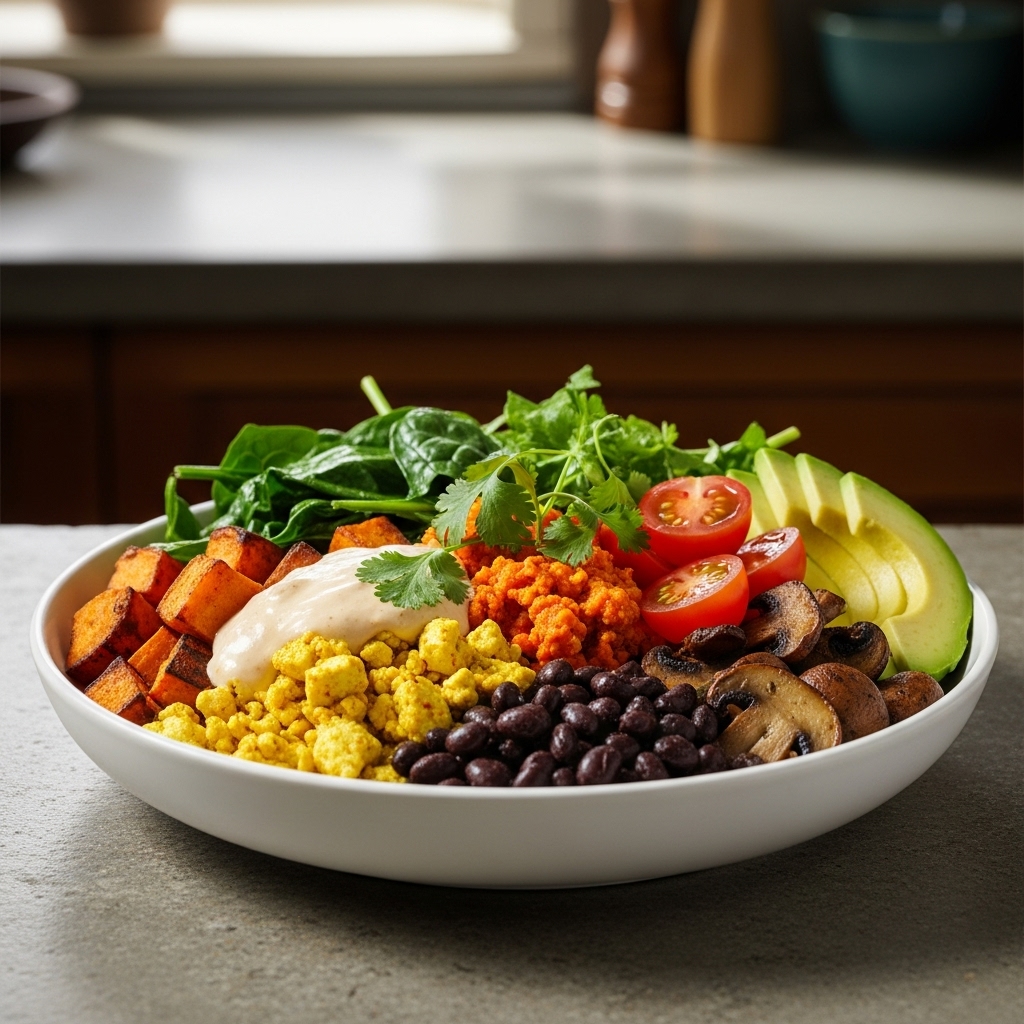 “Vegan South African-Inspired Breakfast Bowl: A Culinary Adventure in Plant-Based Delights”