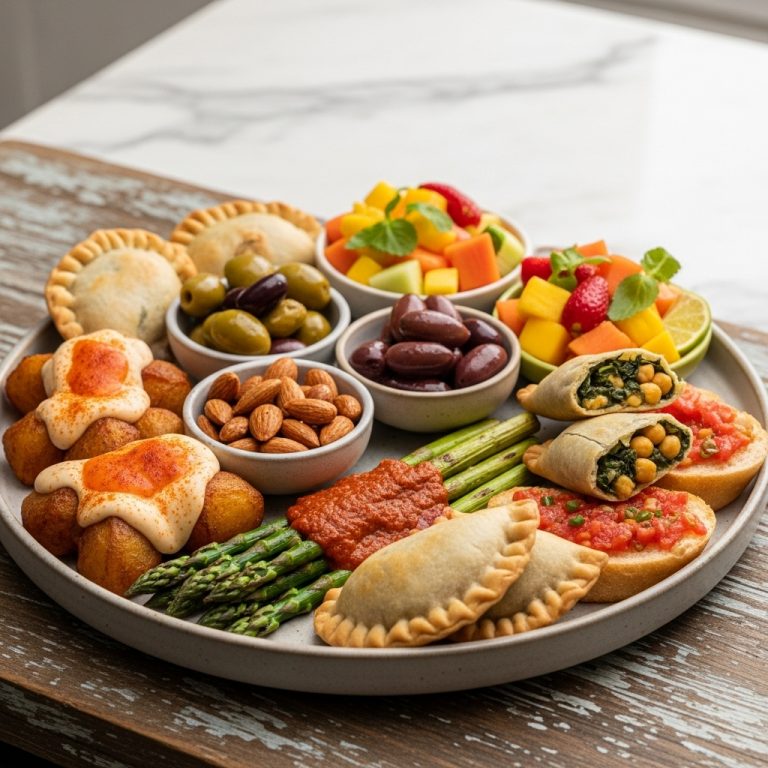 “Vegan Spanish Brunch Delight: A Sensory Journey to Tapas Paradise!”