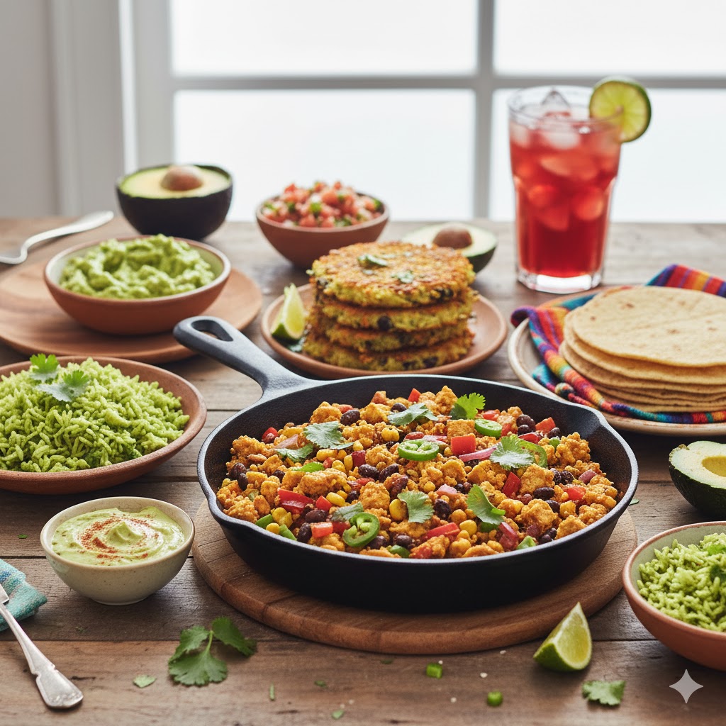 “Vegan Tex-Mex Brunch Fiesta: A Flavorful and Vibrant Experience”