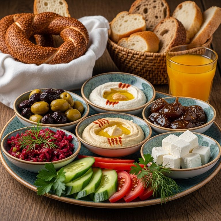 Vegan Turkish Breakfast: A Symphony of Textures and Flavors