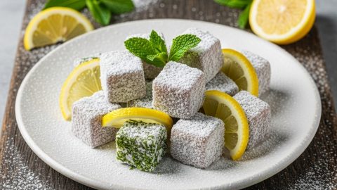 Vegan Turkish Delight Bites