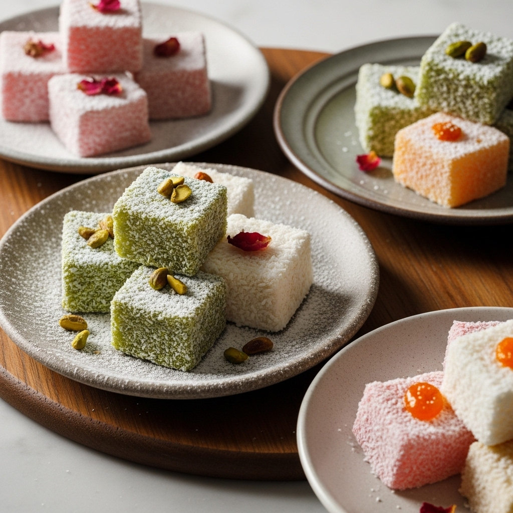 Vegan Turkish Delight-inspired Brunch Treats