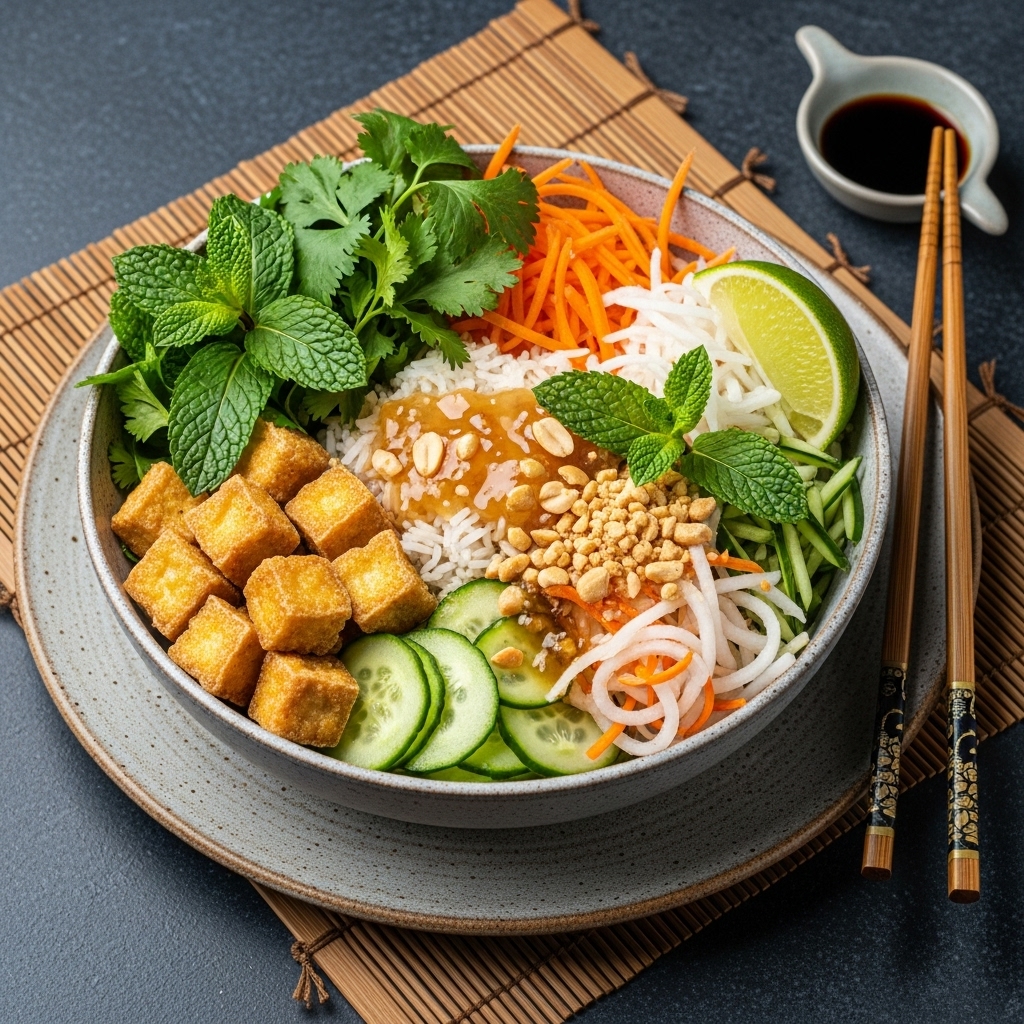 Vegan Vietnamese Brunch Bowl: A Refreshing Fusion of Flavors and Nutrients