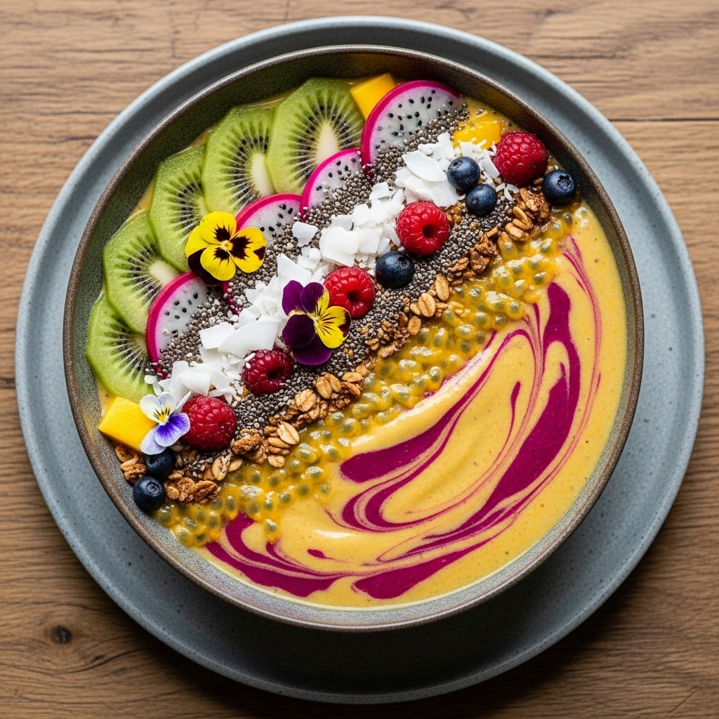 Vibrant Australian Breakfast Smoothie Bowl