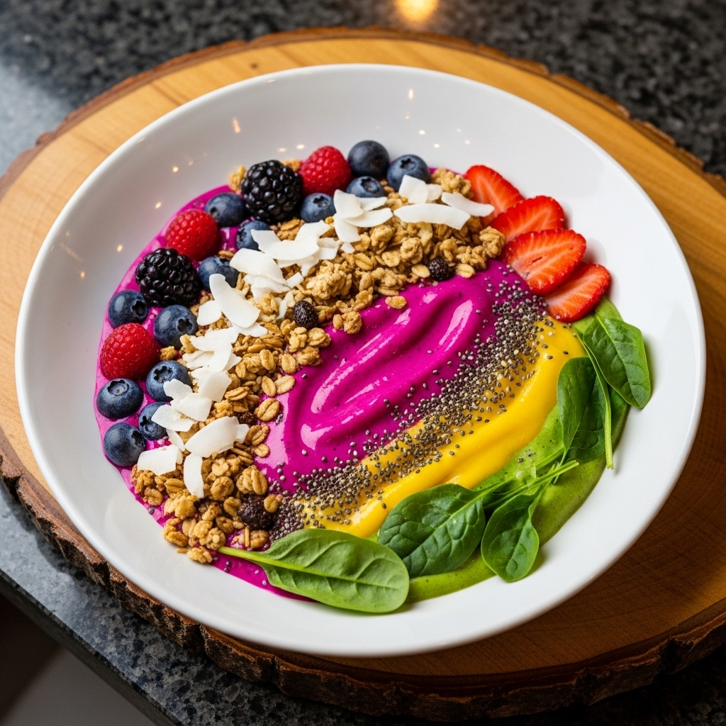 Vibrant Australian Protein Smoothie Bowl