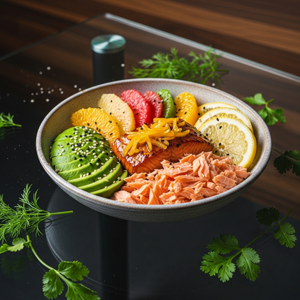 Vibrant Citrus Salmon Bowl