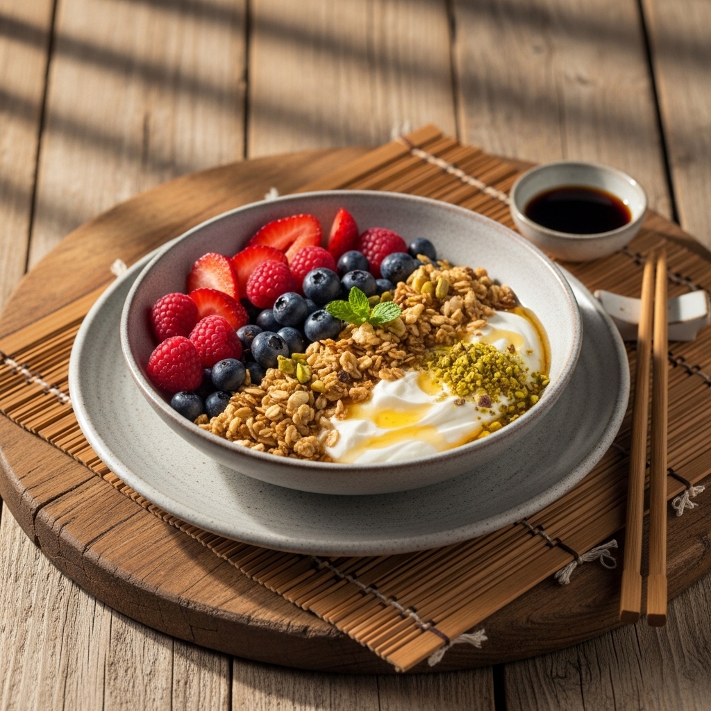 Vibrant Greek Breakfast Bowl