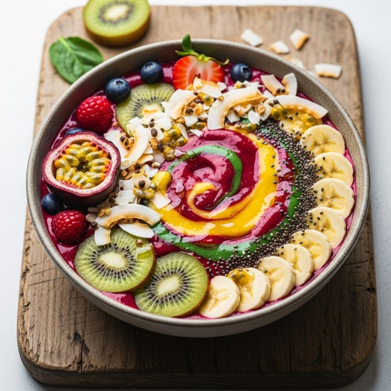 Vibrant Hawaiian Sunrise Smoothie Bowl
