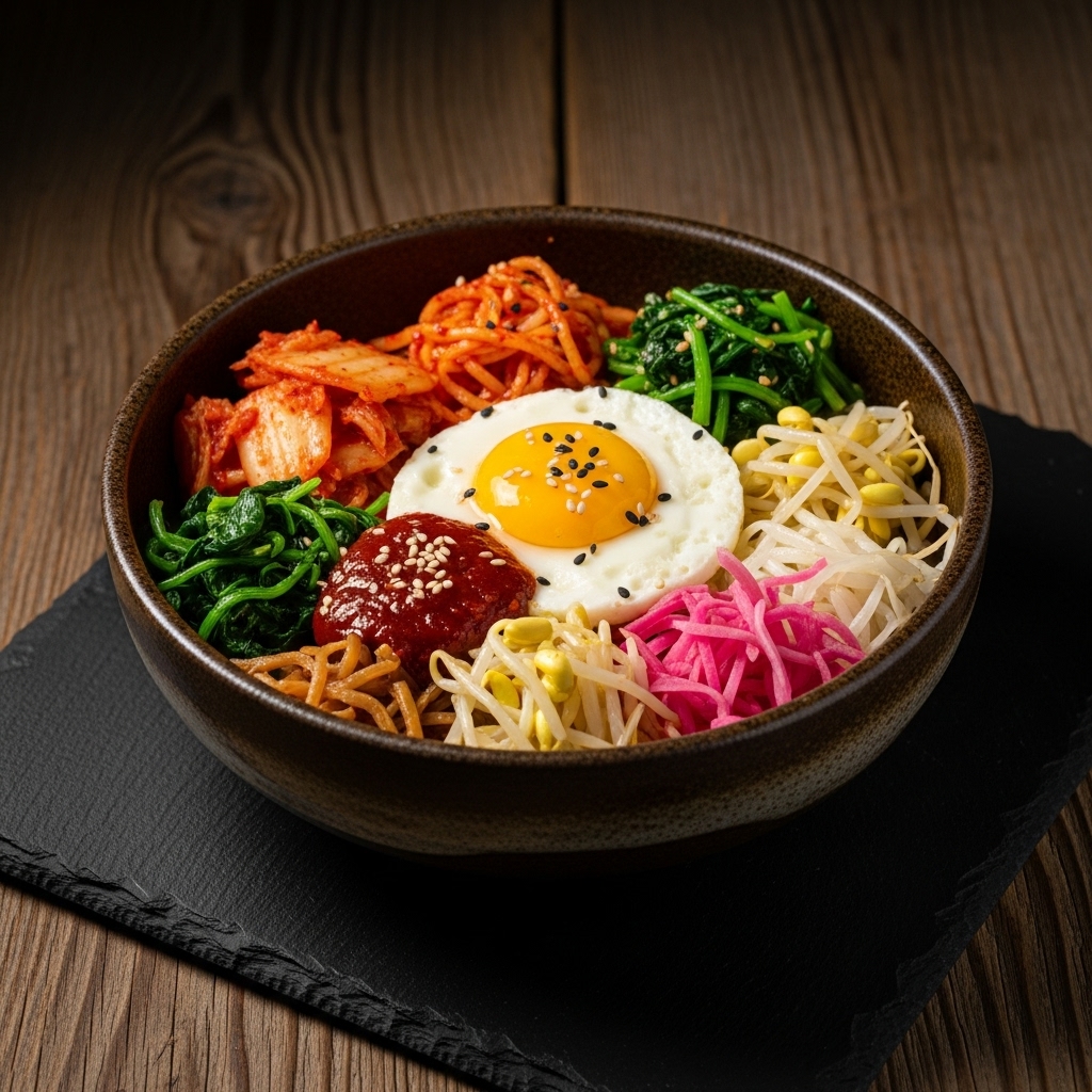 Vibrant Korean Bowl: Glow-Boosting Energy in Every Bite