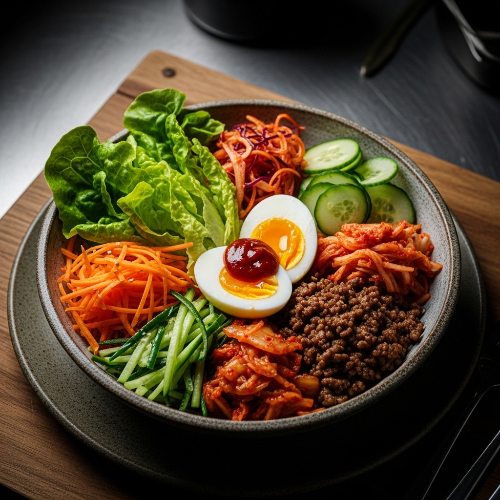 Vibrant Korean Low-Carb Bowl