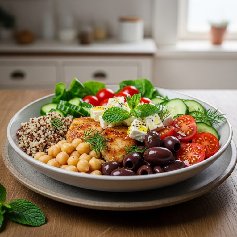 Vibrant Mediterranean High-Protein Bowl