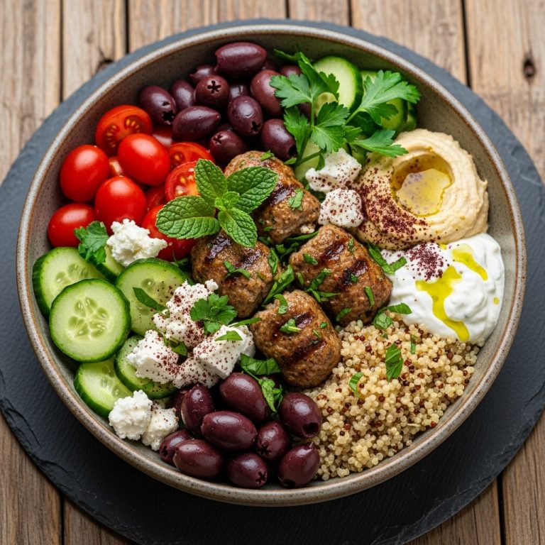 Vibrant Mediterranean Protein Bowl