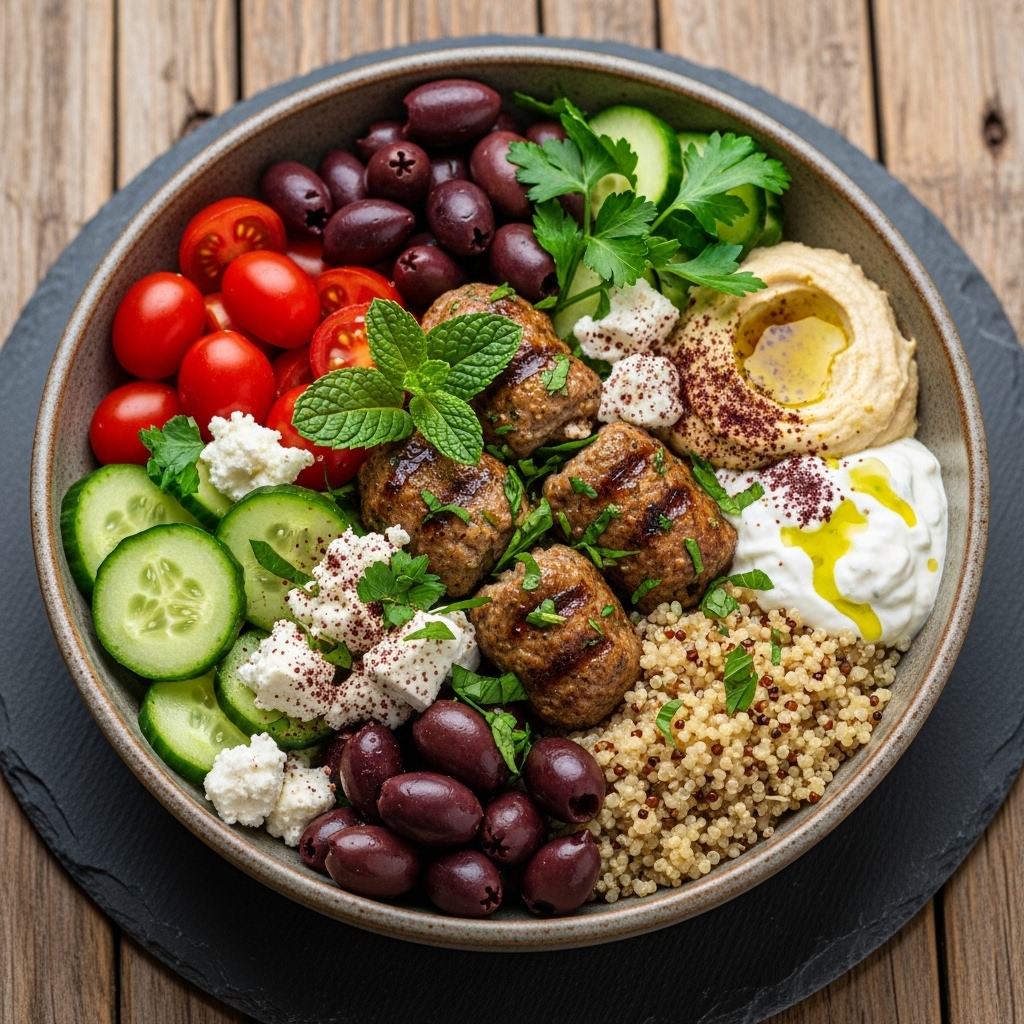 Vibrant Mediterranean Protein Bowl