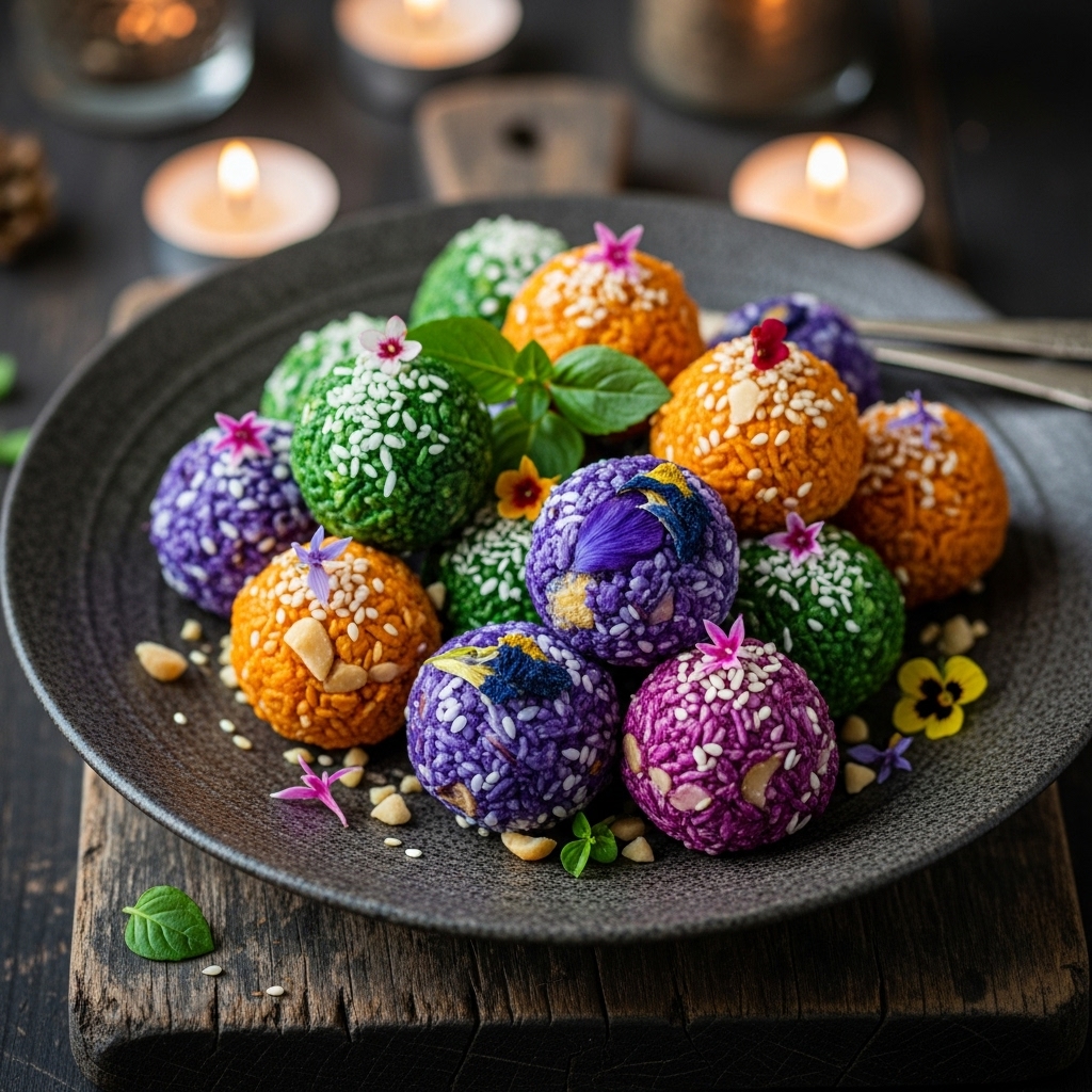 Vibrant Thai Vegetarian Energy Bites