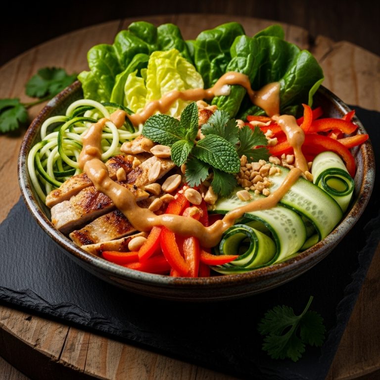 Vibrant Vietnamese Keto Lunch Bowl