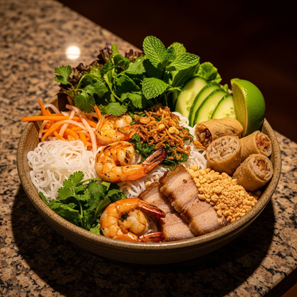 Vibrant Vietnamese Lunch Bowl – A Glow Booster
