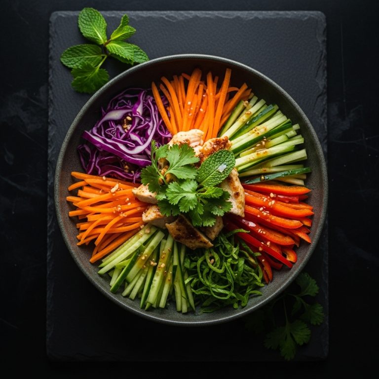 Vibrant Vietnamese Rainbow Bowl