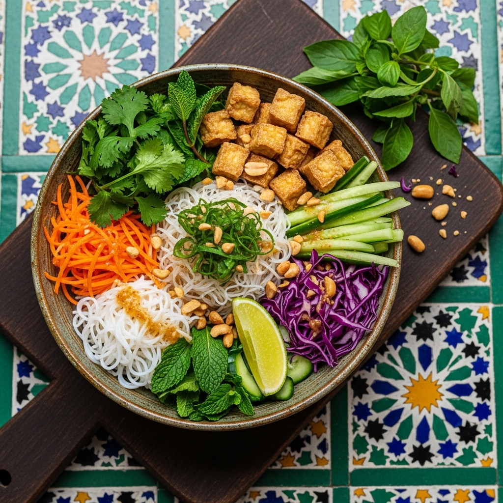 Vibrant Vietnamese Vegan Bowl