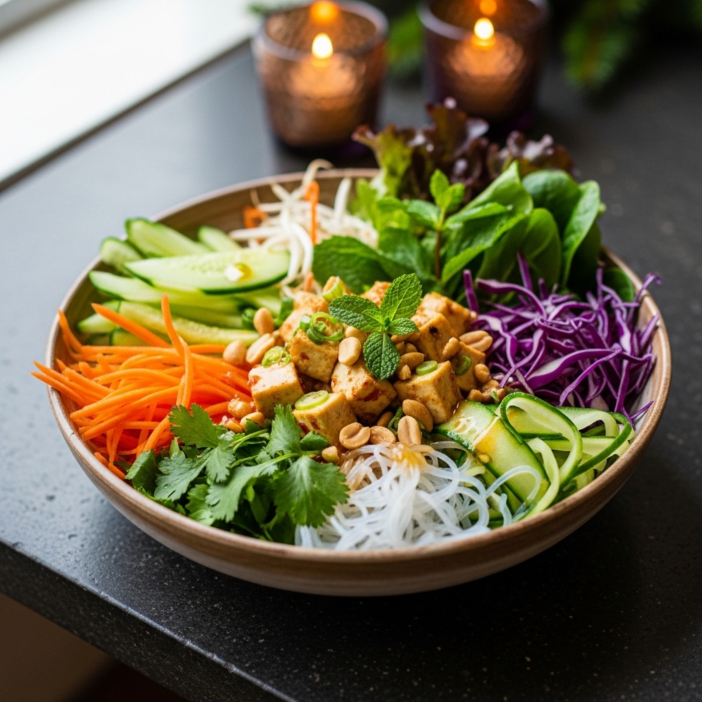 Vibrant Vietnamese Vegetarian Bowl