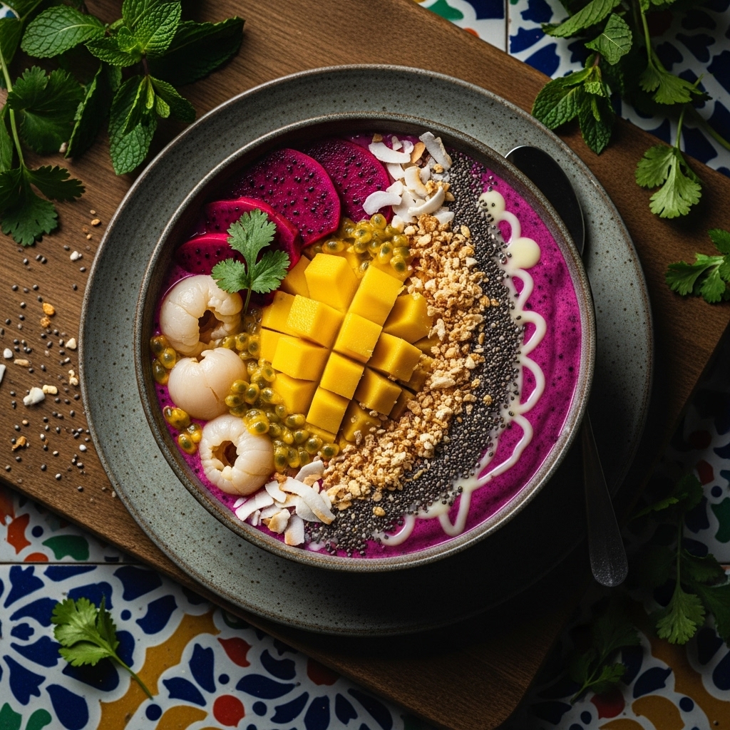 Vietnamese Breakfast Smoothie Bowl