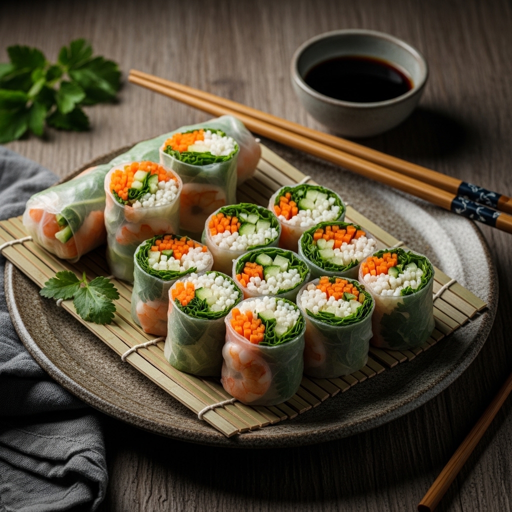 Vietnamese Cauliflower Rice Rolls – A Paleo Delight!