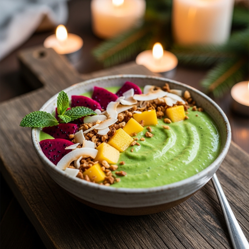 Vietnamese Green Goddess Smoothie Bowl