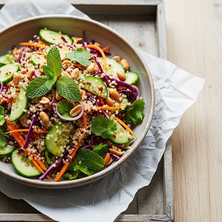 Vietnamese Quinoa Salad with Citrus Vinaigrette