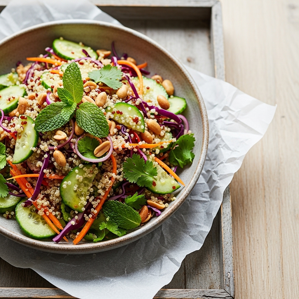 Vietnamese Quinoa Salad with Citrus Vinaigrette