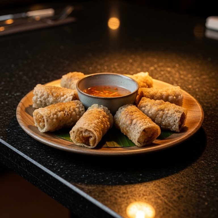 Vietnam’s Delightful Crispy Rice Paper Rolls – A Perfect Vietnamese Snack for Your Taste Buds!