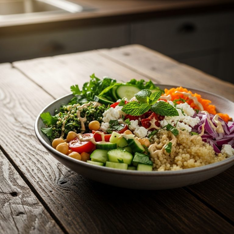 Vitality Middle Eastern Quinoa Bowl