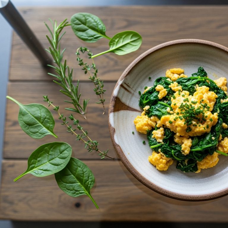 Vitality Spinach and Egg Scramble