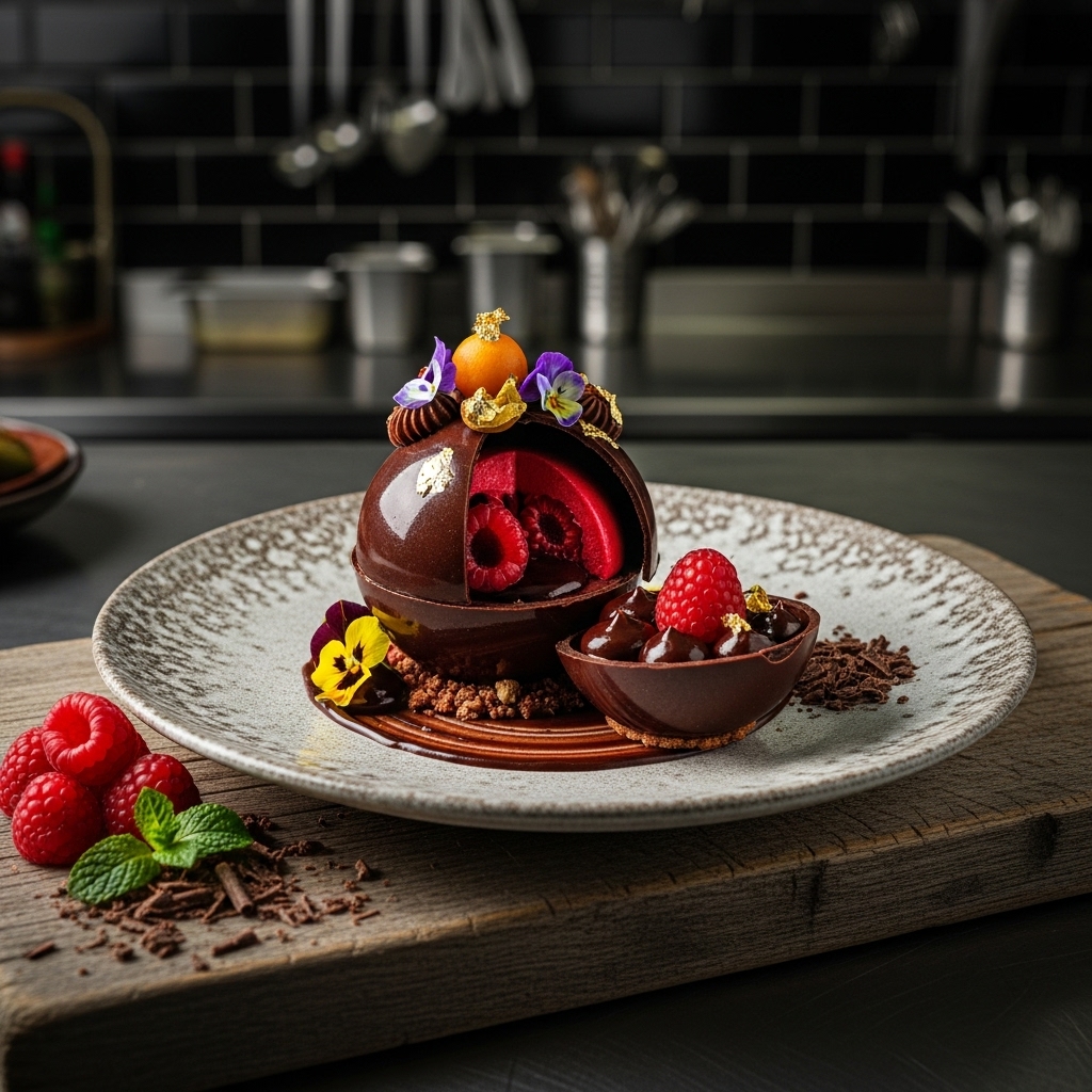 Whimsical Raspberry Chocolate Delight