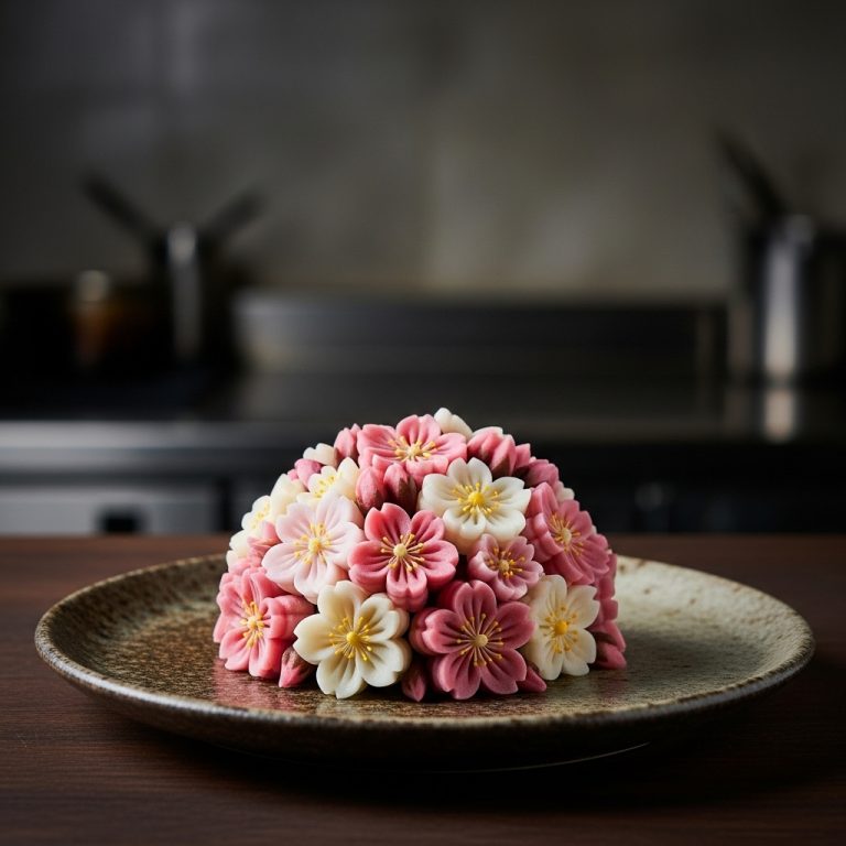 Whispering Cherry Blossoms Mochi Cake