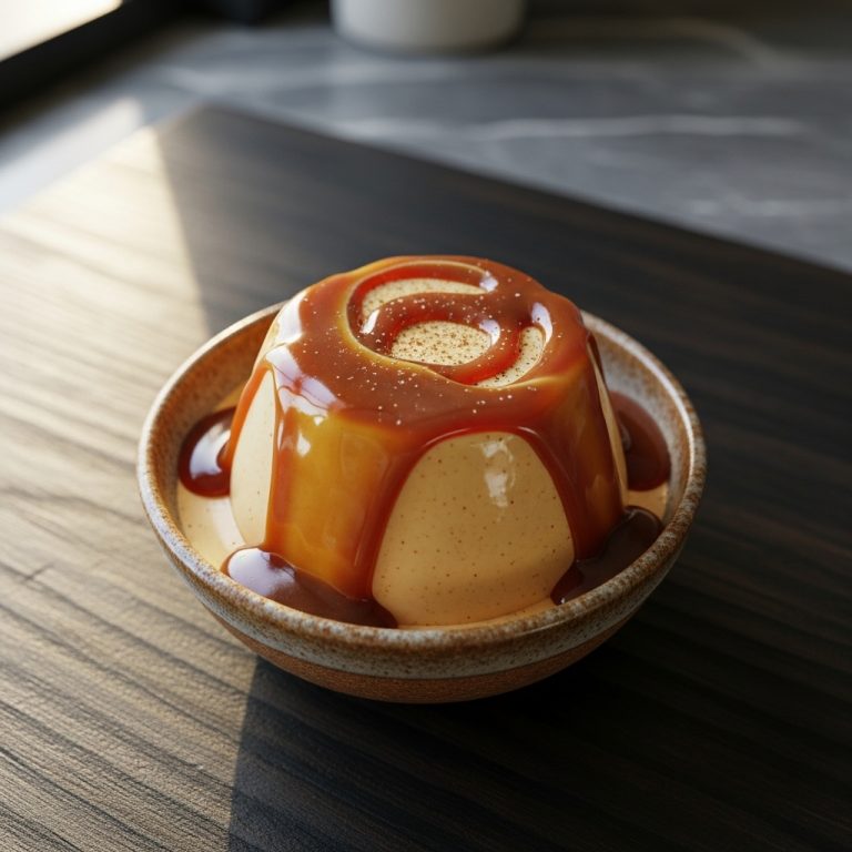 Whispers of Autumn: Paleo Pumpkin Spice Panna Cotta with Salted Caramel Drizzle