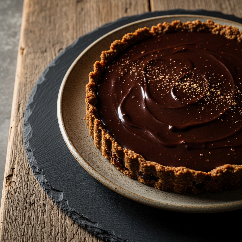Whispers of Chocolate Paleo Truffle Tart