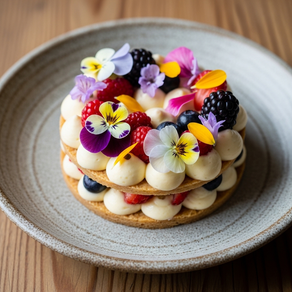 Whispers of Jardin Dessert – A Vegetarian French Delight