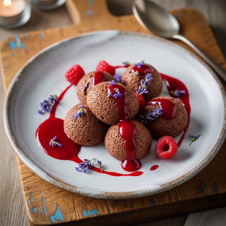 Whispers of Lavender & Raspberry Chocolate Mousse