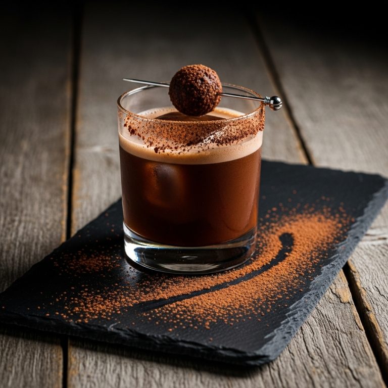 “Whispers of Paris: A Decadent Chocolate Truffle Cocktail”
