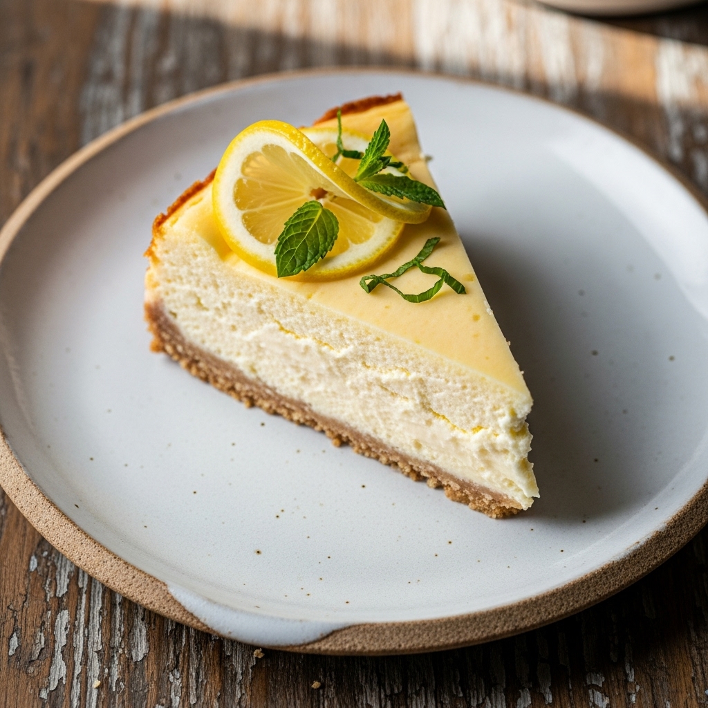 Whispers of Sunshine Keto Lemon Cheesecake