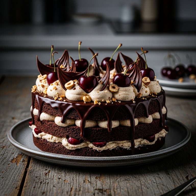 Whispers of the Black Forest – Vegan Chocolate-Hazelnut Cake