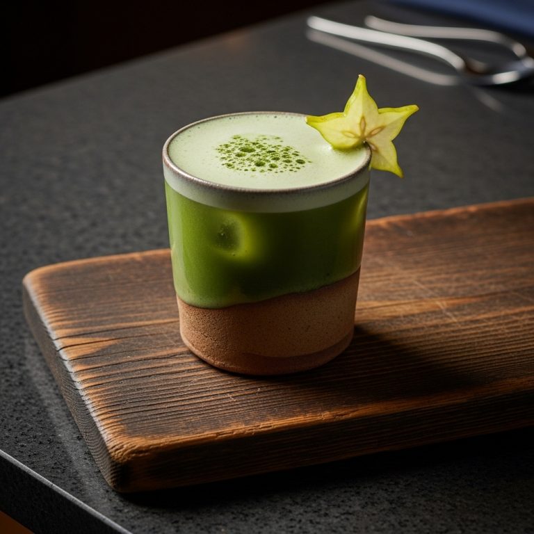 Zen Sparkle: A Paleo-Friendly Japanese Matcha Cocktail
