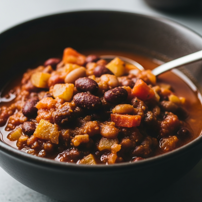 Cozy Spicy Vegetarian Chili