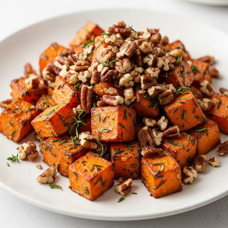 Cozy Herb-Roasted Sweet Potatoes with Toasted Pecan Crumble