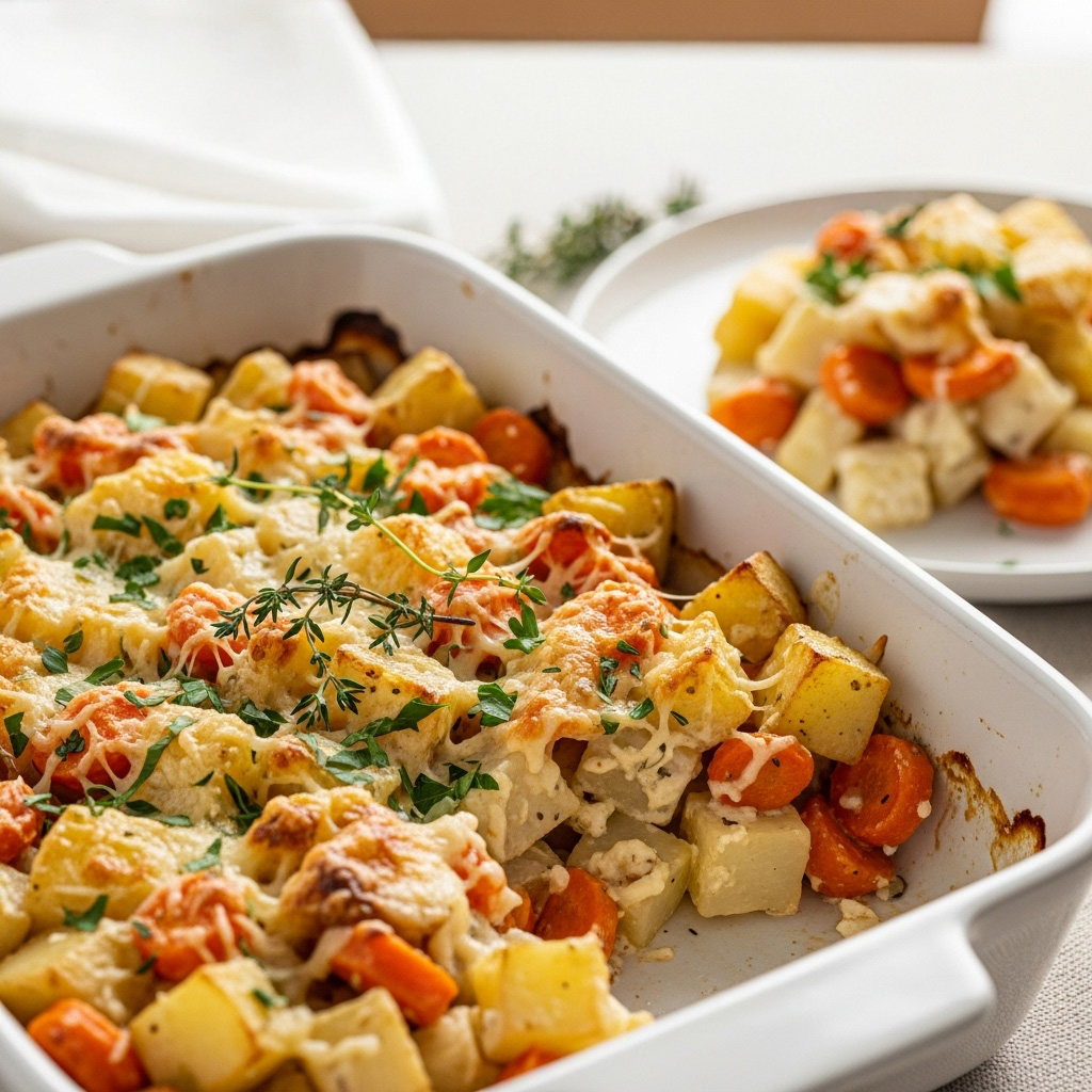Cozy Winter Root Vegetable Casserole