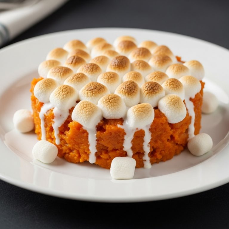 Grandma’s Wholesome Sweet Potato Casserole with Marshmallow Topping
